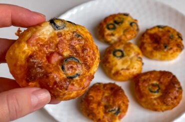 Savory Cheese and Ham Buns with Olives | A Protein Breakfast Recipe