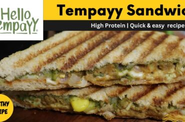 Hello Tempayy sandwich recipe | High Protein Veg Sandwich For Weight Loss @fitnessroutineyt
