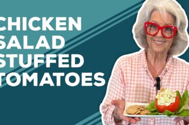 Love & Best Dishes: Chicken Salad-Stuffed Tomatoes Recipe | Healthy Chicken Recipes for Lunch