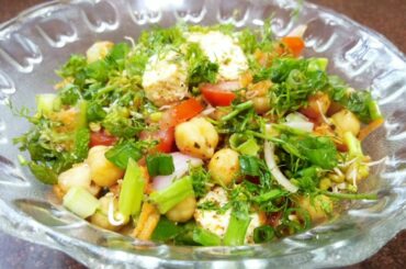 High protein salad for weight loss | Fibre rich food | Healthy easy salad recipe | Hindi