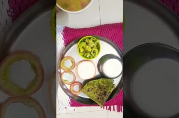 vegthali#lunch #lunch #viral #healthy #Lunch thali ideas #shorts