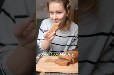 Guilt free banana bread! #shorts