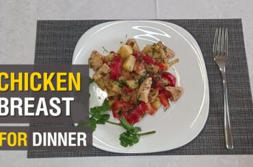 Healthy dinner recipe | Chicken breast stir fry recipe with vegetables | EasyToCook