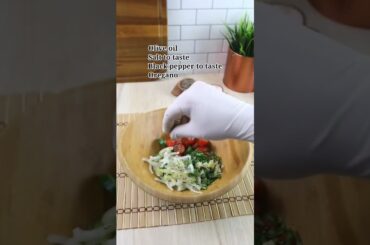 Leave all salad recipes and try this#recipe #trending #whippedfeta#creamy #creamyfetssalad#shorts