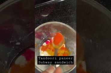 #subway #tandoori #paneer #sandwich #easy #healthy @talesfromthekitchen2487