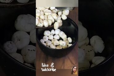 5 min Tasty and Healthy Snacks Recipe #shorts #shortsfeed #youtubeshorts #makhanasnacks