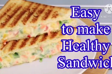 Easy to make! healthy sandwich