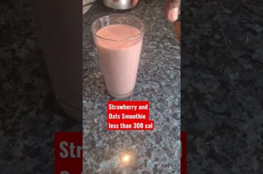Lose 9 pounds 2wks- What's in Strawberry an Oats Smoothie-recipe inside-Healthy Weight Loss Smoothie