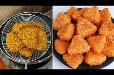Potato Triangle Snacks Recipe | Potato Nuggets | Crispy potato snacks Recipe | Evening Snacks/Nasta
