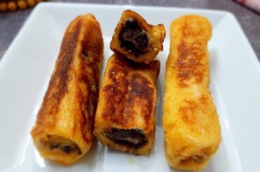 Kids Favorite Recipe! 5 Minutes Recipe || Easy Snacks Recipe || Fried Desserts || Quick Snacks