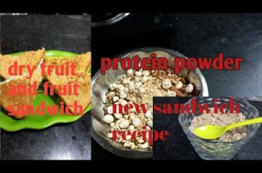 mango sandwich, dry fruit sandwich sandwich recipe ,two types of sandwich recipe, healthy sandwich