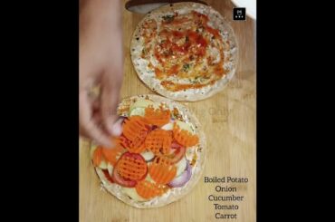 No Maida - No Bread Sandwich | Healthy Sandwich | Roti Sandwich |