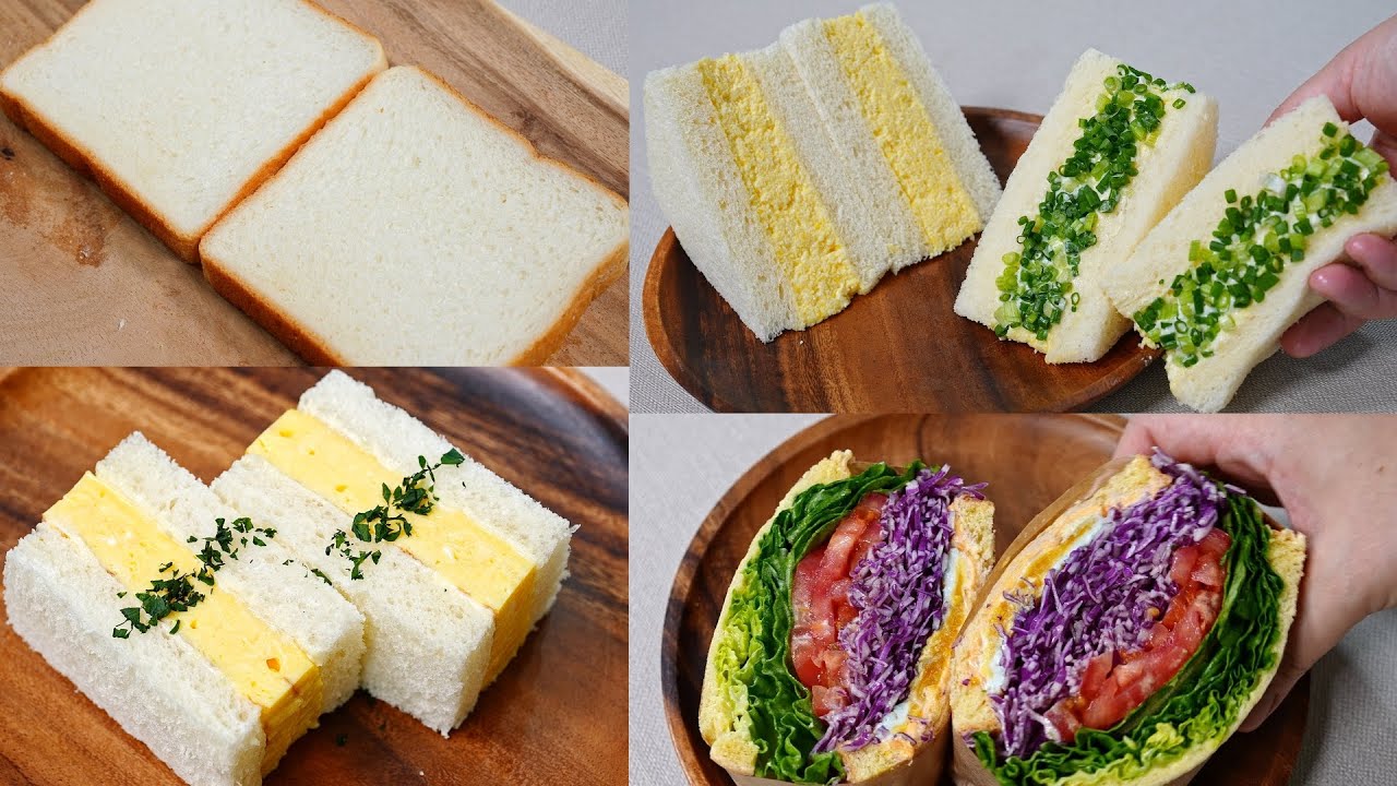 3 ways Easy bread sandwich recipe!! Collections! Amazing Sliced Bread Recipes! a fluffy sandwich etc 3 ways Easy bread sandwich recipe!! Collections! Amazing Sliced Bread Recipes! a fluffy sandwich etc