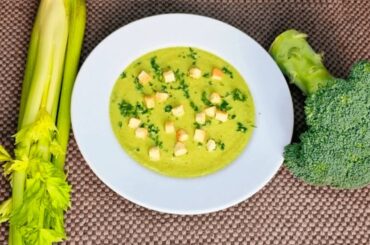 This broccoli soup is like a cure for my stomach! The best broccoli recipes!