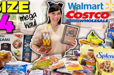 Massive Weight Loss Grocery Haul from Walmart & Costco (I'm in my FIRST SIZE 4)
