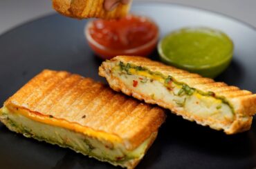 Easy BreakFast Recipe ll Healthy BreakFast ll Sandwich Recipe ll Rozina's Recipe