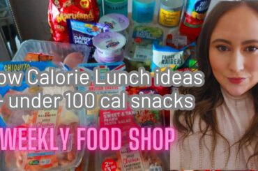 Healthy Budget Friendly Grocery Haul | low calorie snacks + meal ideas! ASDA