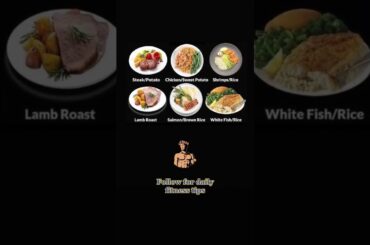 6 healthy meals to bulk up quick #fitnesstips #nutritiontips #shorts