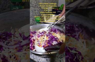 Vibrant Crunch: Cooking Class Slaw & Healthy Salad Recipes for Weight Loss #shorts #saladrecipe