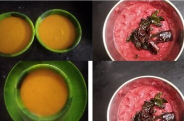 Combo video/Carrot soup/Beetroot chutney/Two healthy recipes