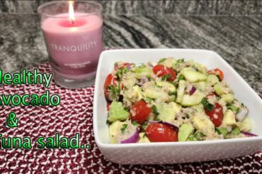 Delicious Healthy Avocado Tuna Salad Recipe