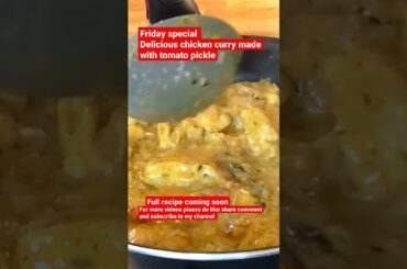 The Tales Kitchen Quick Healthy recipes #healthylifestyle #chickencurryrecipe #tomatopickle #friday