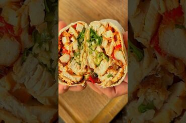 Quick and Healthy Chicken Wraps | Delicious Grilled Recipe #delicious #easyrecipes #shorts #cooking