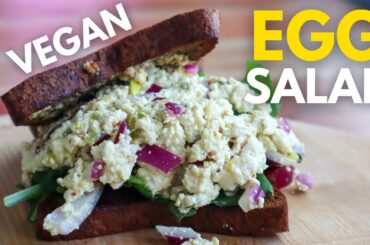 Vegan Egg Salad - THE GREATEST SANDWICH YOU'LL EVER TRY // High-Protein, GF, and Plant-Based Recipe