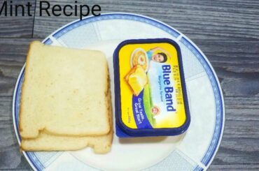 How to make Sugar,Milk  Bread Toast, Simple Milk Toast Recipe || Bread, Butter, sugar, Healthy Foods
