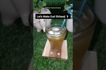 Gud Shikanji Recipe| Summer Healthy & Refreshing Drink #shorts #summerdrink