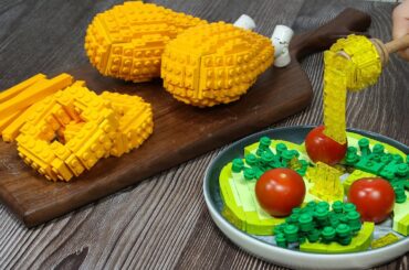 Ultimate LEGO Cooking Showdown: Healthy vs Junk Food Challenge!