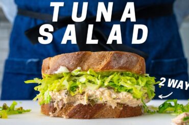 TUNA SALAD SANDWICH 2 WAYS (This Cooking Method Blew My Mind)