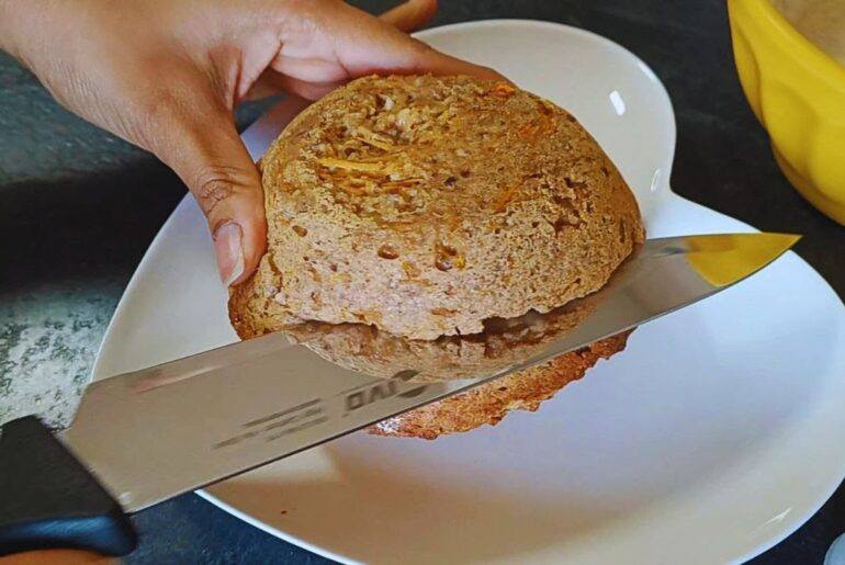 HEALTHY AIR FRYER WHOLE WHEAT CIABATTA BREAD RECIPE . EASY Air fried