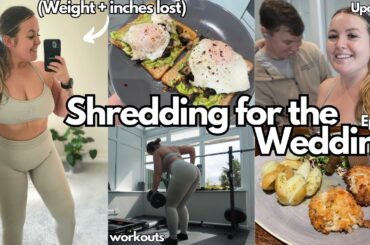 SHREDDING FOR THE WEDDING *THE RESULTS* Healthy recipes, workout, new hair & BODY UPDATE