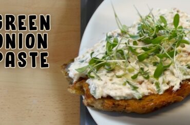 Healthy Green Onion Paste Recipe | Perfect for Sushi, Onigiri, Rice, Bread and Salad!