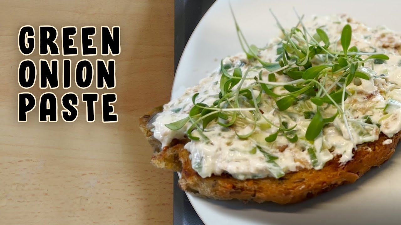 Healthy Green Onion Paste Recipe | Perfect for Sushi, Onigiri, Rice, Bread and Salad! Healthy Green Onion Paste Recipe | Perfect for Sushi, Onigiri, Rice, Bread and Salad!
