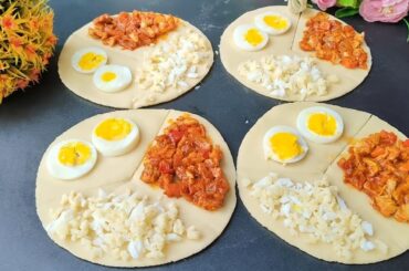 Crispy Chicken Cheese Egg Recipe | Easy Healthy Chicken Snacks | Chicken Bread