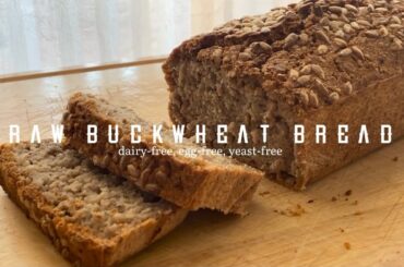 How to make RAW BUCKWHEAT BREAD gluten-free healthy and delicious #healthybread #glutenfreebread