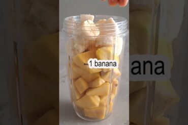 mango and chia seeds smoothie for weight loss #shorts #loseweight #losebellyfat #fatburner