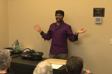 Joel Ladella- How to Make Homemade Flat Bread (Roti) - Health Expo 2023