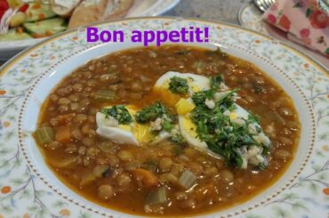 A Lentil soup recipe that's Easy, Delicious and Healthy!