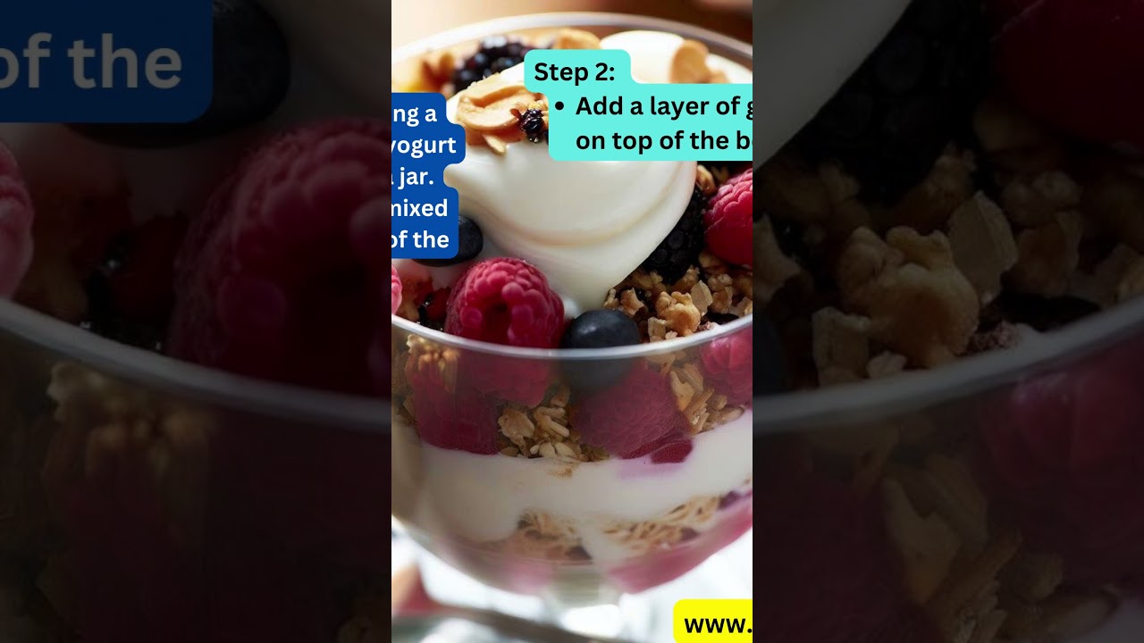 Greek Yogurt Parfait Healthy Recipe Easy Tutorial #shorts #shortrecipes #lowcarbdiet #recipes #shot Greek Yogurt Parfait Healthy Recipe Easy Tutorial #shorts #shortrecipes #lowcarbdiet #recipes #shot