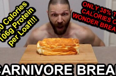 Carnivore Kitchen: HIGH PROTEIN CARNIVORE BREAD LOAF RECIPE | Only 38% the Calories of Wonder Bread!