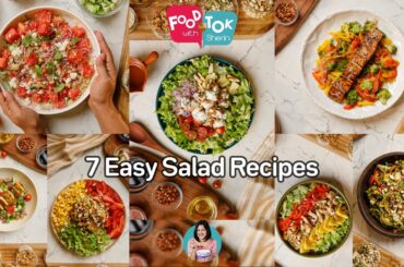7 Easy Healthy Salad Recipes For Every Day Of the Week | Easy And Healthy Salad Recipes