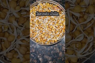 Sprouts Chilla Healthy snacks recipes #shorts