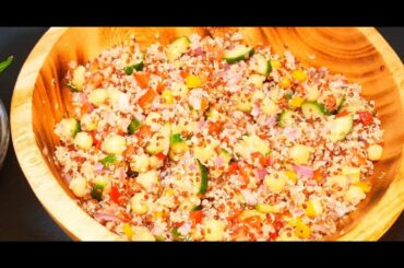 Best Quinoa Chickpeas Salad Recipe | Quick and Healthy Salad Recipe