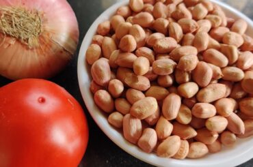 Easy, Tasty, Quick and Healthy Snack Recipe | Roasted Peanut Chat