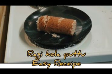 Tasty Ragi Puttu Recipe | Easy to prepare | Healthy snacks for kids