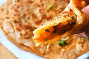 Mooli Ka Paratha Recipe | radish stuffed fried flat bread | healthy breakfast | The Culinary Canvas