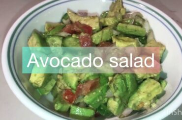 Fruit Salad recipe ||Avocado cucumber tomato salad|| healthy salad